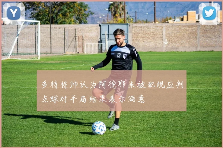 多特将帅认为阿德耶米被犯规应判点球对平局结果表示满意